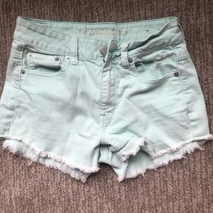 Mint green American Eagle shorts